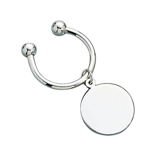 Disc Shaped Keychain — view 1