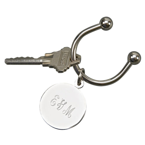 Disc Shaped Keychain — view 2