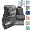 8-piece Set Luggage Divider Bag Travel Storage Clothes Underwear Shoes Organi...