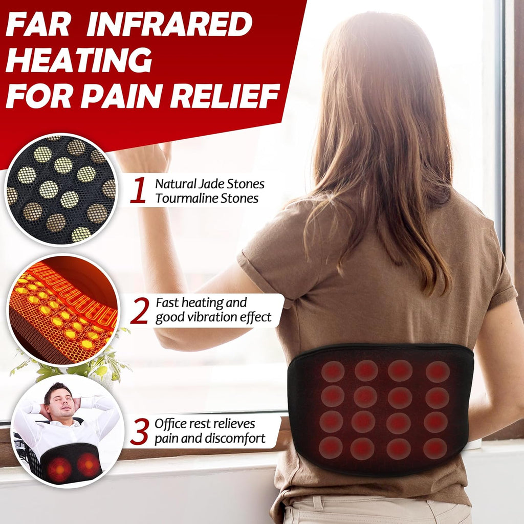 Wearable Far Infrared Heating Pad for Back Pain Relief — view 3