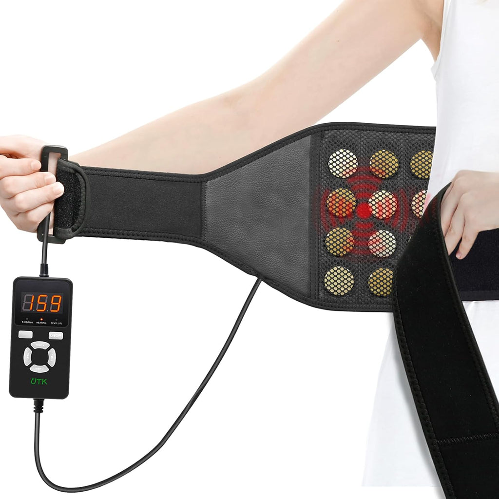 Wearable Far Infrared Heating Pad for Back Pain Relief — view 1